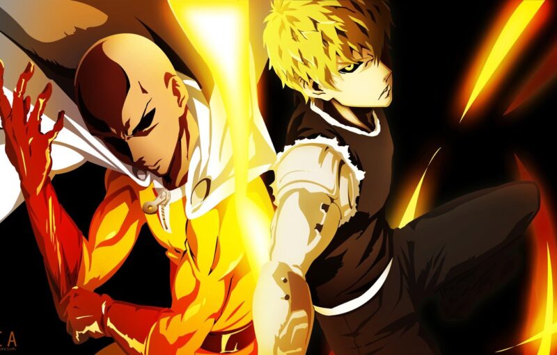 Hình ảnh Saitama nền tối