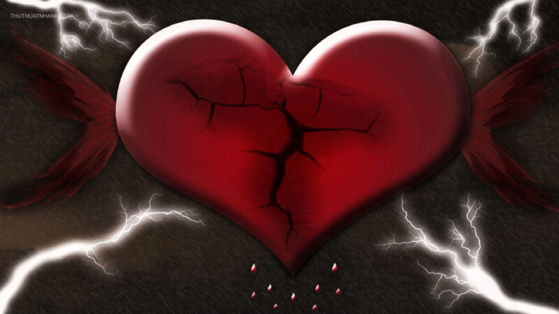 hình ảnh valentine đẹp buồn rỉ máu đau nhói