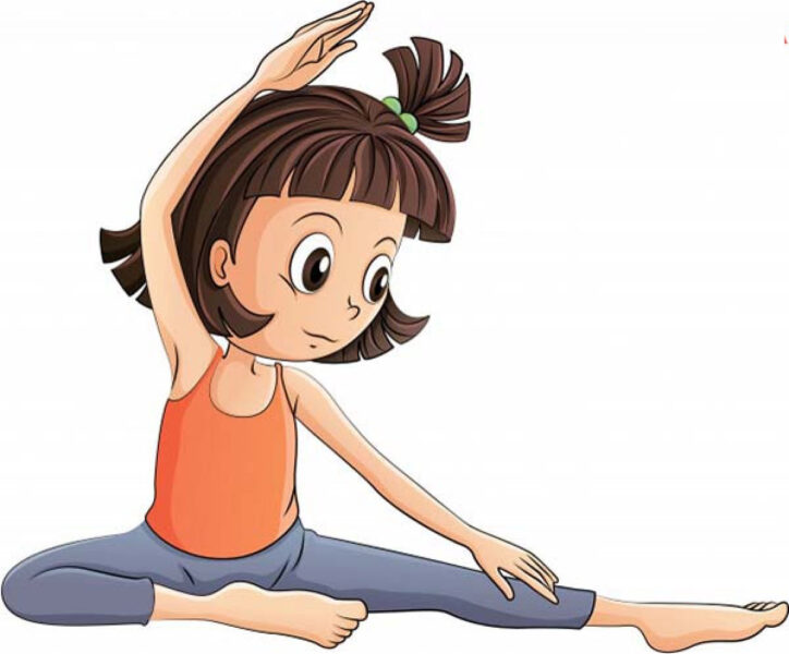Hình ảnh yoga Hoạt hình