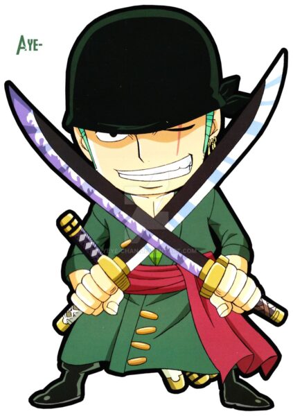 Hình ảnh Zoro ngầu 3D