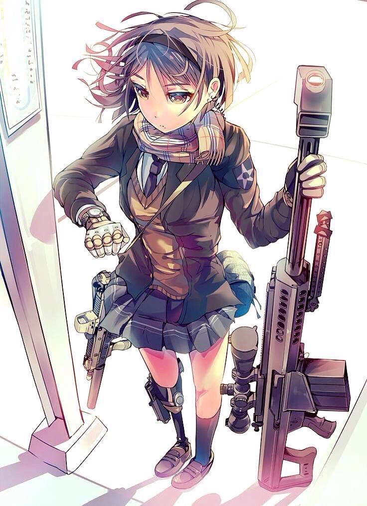 Top với hơn 99 hình anime nữ cầm súng mới nhất thtantai2eduvn