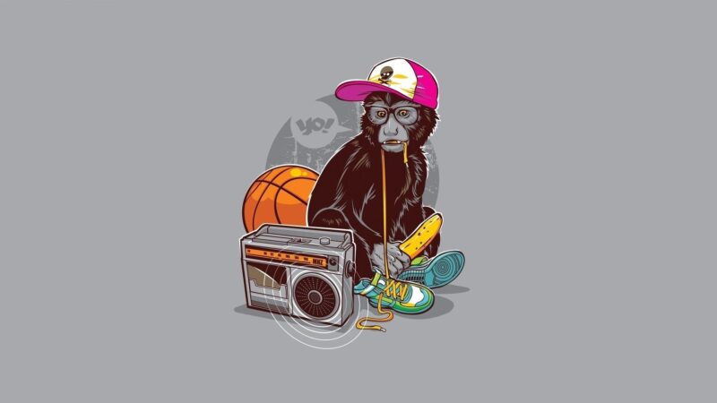 Hình Hiphop chú khỉ
