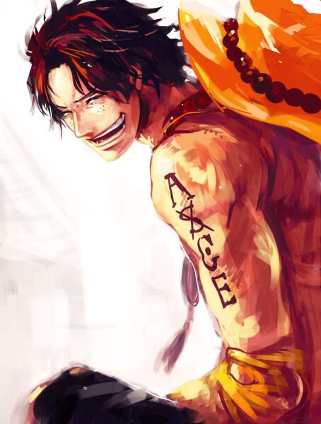 Hình nền nụ cười của Ace One Piece