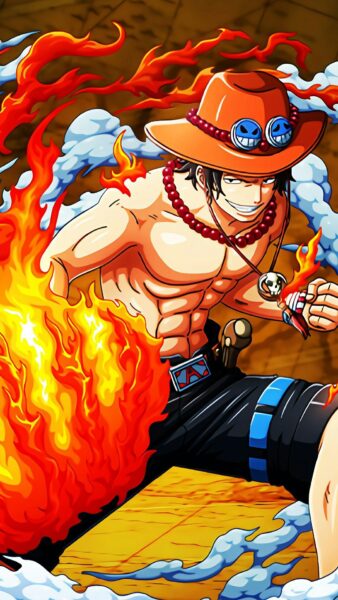 Hình nền Ace One Piece Fire Fist cho PC