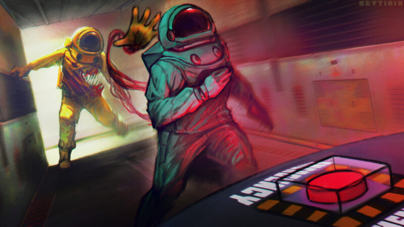 Hình nền Among US bàn tay dài