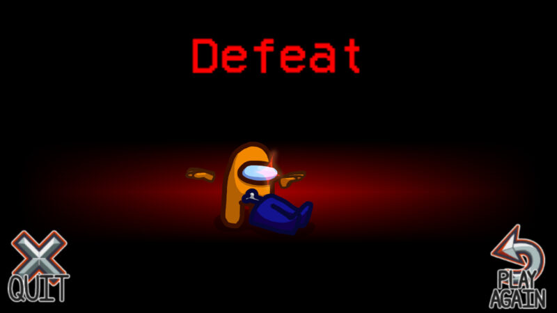 Hình nền Among US cam xanh