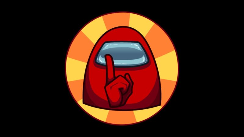 Hình nền Among US đưa ngón tay