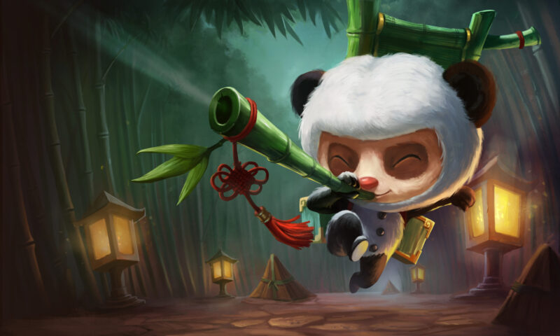 Hình nền Lol đẹp cho máy tính teemo panda