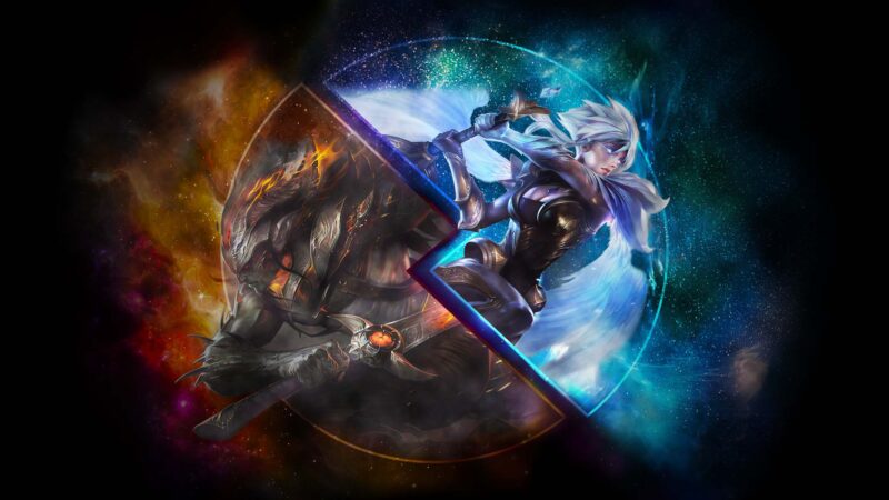 Hình nền LOL đẹp Yasuo và Riven