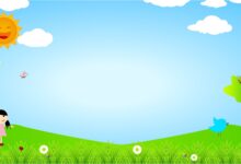 giấy dán tường mầm non