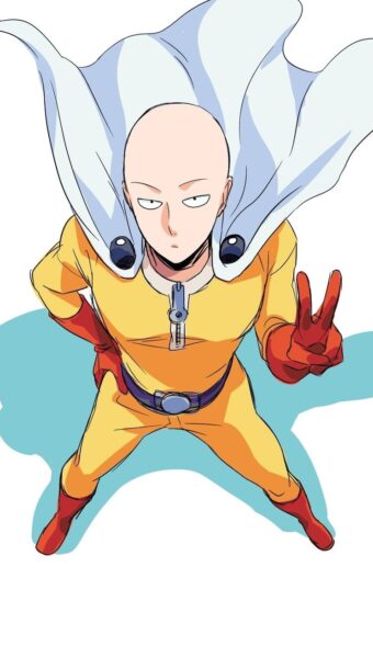 Hình nền Saitama ngáo cho điện thoại