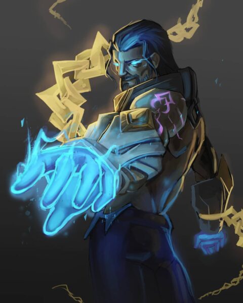 Hình nền Sylas cho điện thoại - bàn tay phép thuật