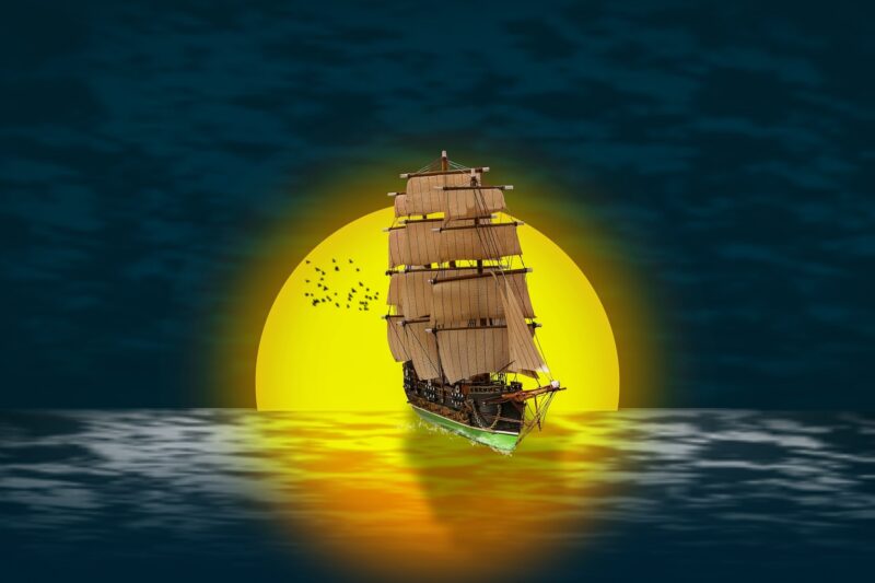 Hình nền thuyền buồn