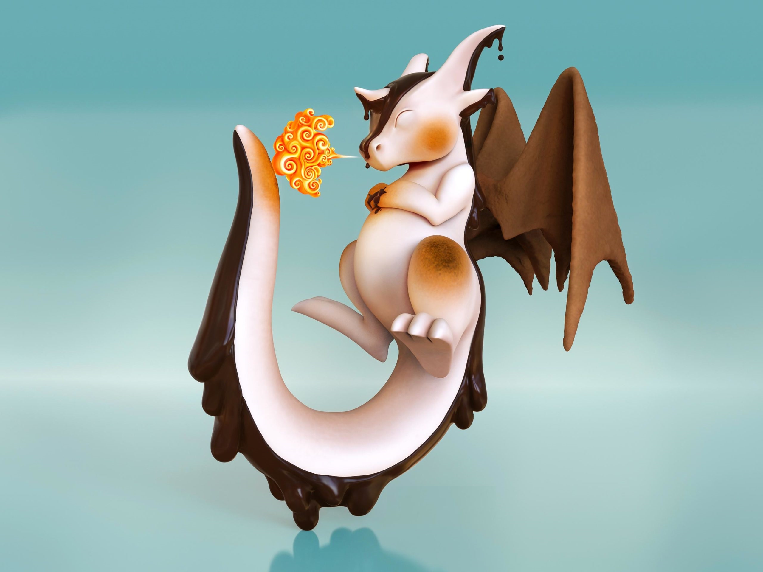 Ảnh Rồng Con Cute Chibi 3D Đẹp, Ngầu, Ấn Tượng Nhất