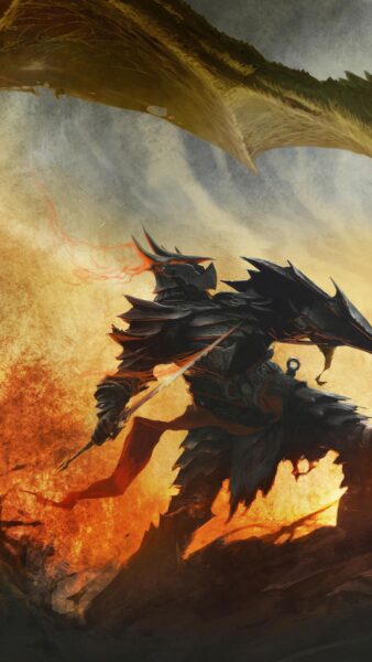 Hình rồng màu đen