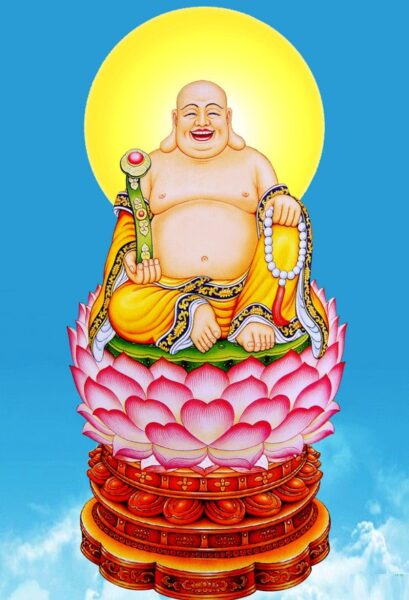 hình vẽ Phật Di Lặc