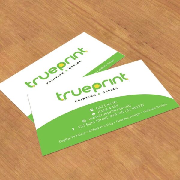 Mẫu card visit cho doanh nghiệp màu xanh