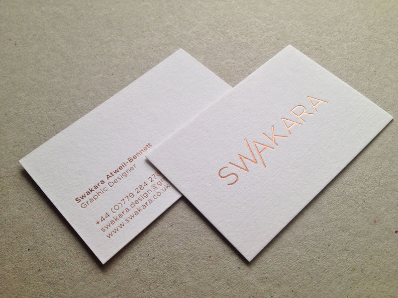 Mẫu card visit đơn giản sang trọng