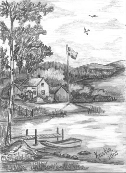 Tranh chì phong cảnh