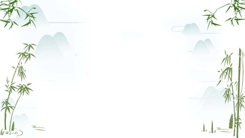 Tranh cổ phong cây trúc