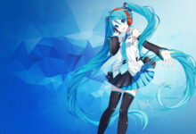 Ảnh anime tóc xanh