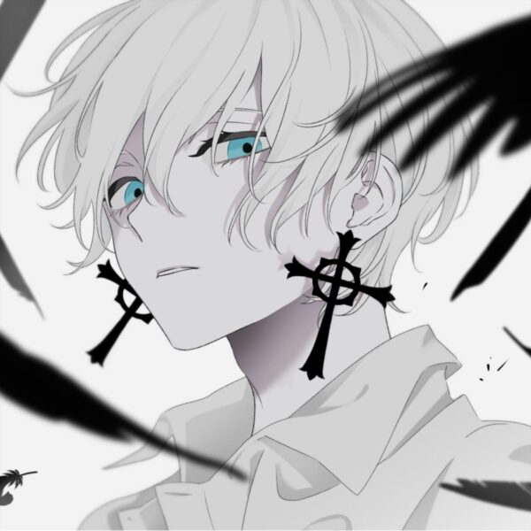 Ảnh anime trắng đen lạnh lùng