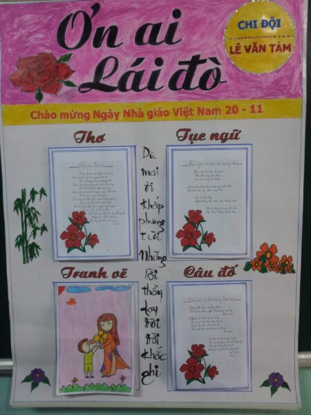 ảnh báo tường cầu kì sáng tạo