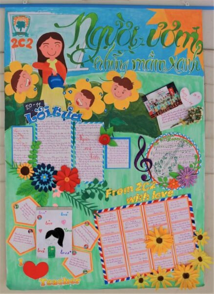 ảnh báo tường người ươm mầm xanh