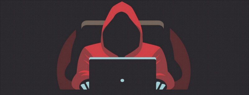 Ảnh hacker, anonymous logo đỏ đen