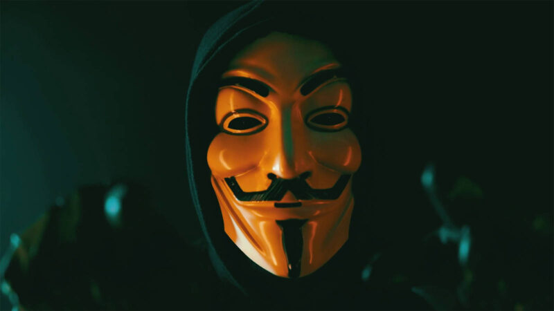Ảnh hacker, anonymous mặt nạ vàng