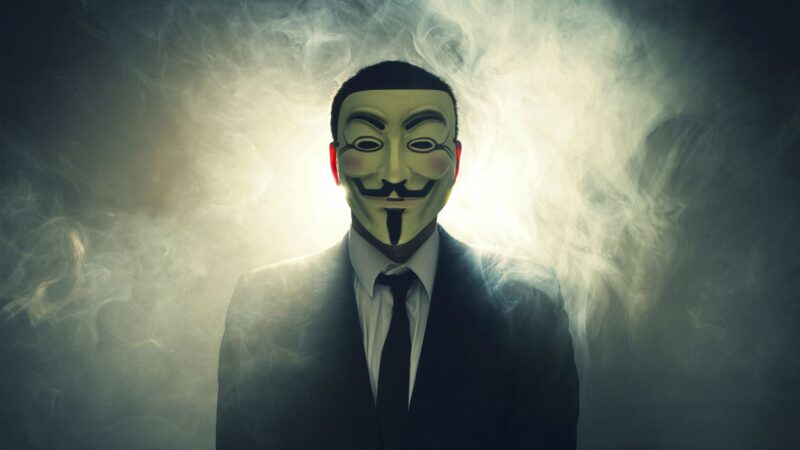 Ảnh hacker, anonymous trong đêm tối