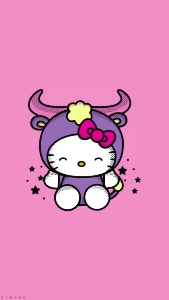 Hình ảnh hello kitty dễ thương làm hình nền