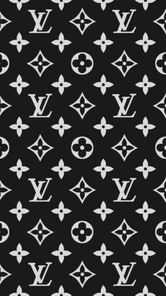 Ảnh nền Louis Vuitton họa tiết trắng
