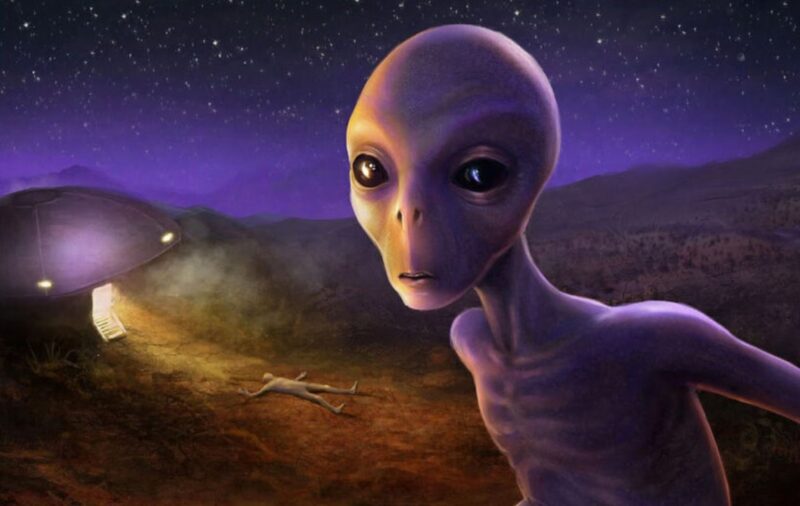 Foto von Aliens, die zurückblicken