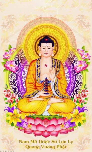 Ảnh phật dược sư Lưu Ly Quang Vương Phật