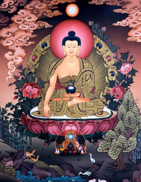 ảnh phật thích ca mâu ni hình vẽ