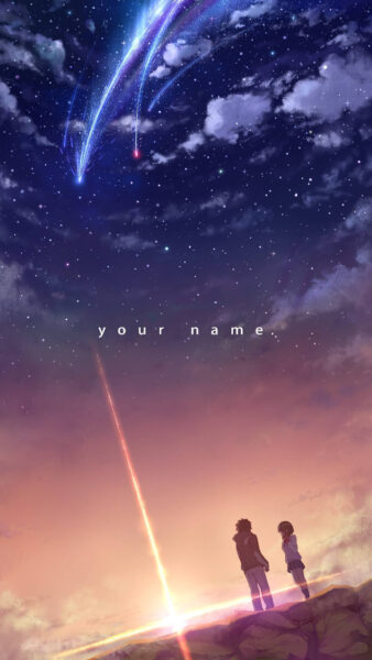 Ảnh Your Name nhiều tia sáng lung linh