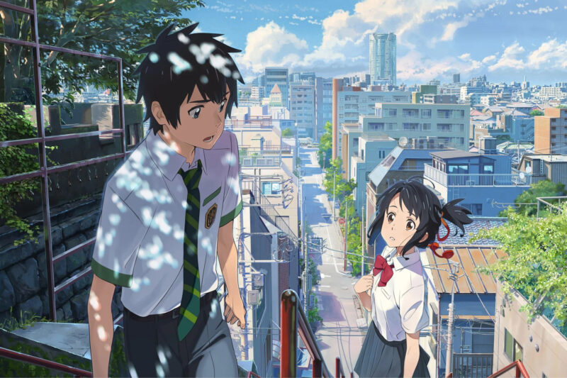 Ảnh Your Name tình cờ gặp nhau