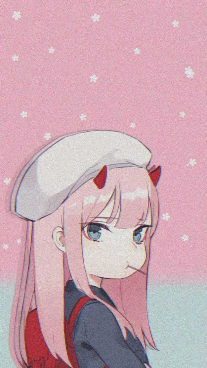 Zero two wallpaper by obsessed-uwu on DeviantArt