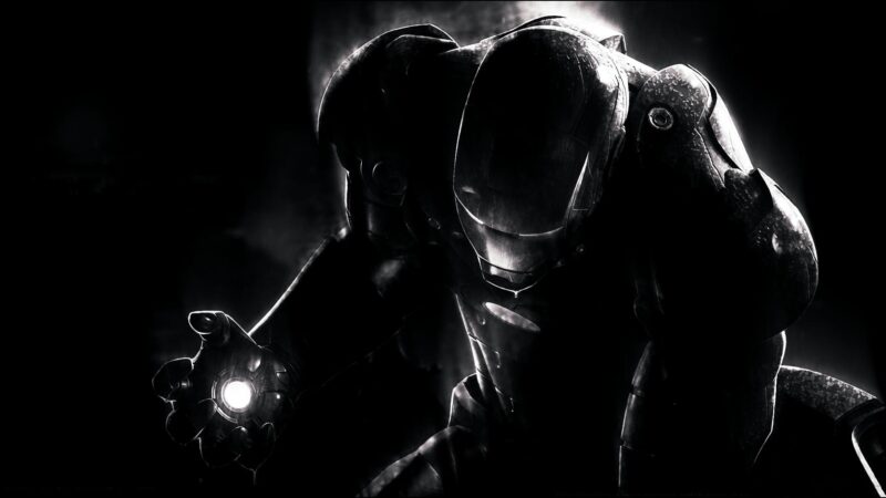 Background black - background đen Iron Man