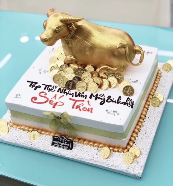 Bánh Sinh Nhật Con Trâu Cho Người Tuổi Sửu đẹp nhất