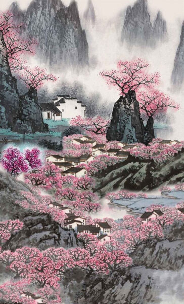 Cách vẽ tranh thủy mặc Trung Quốc