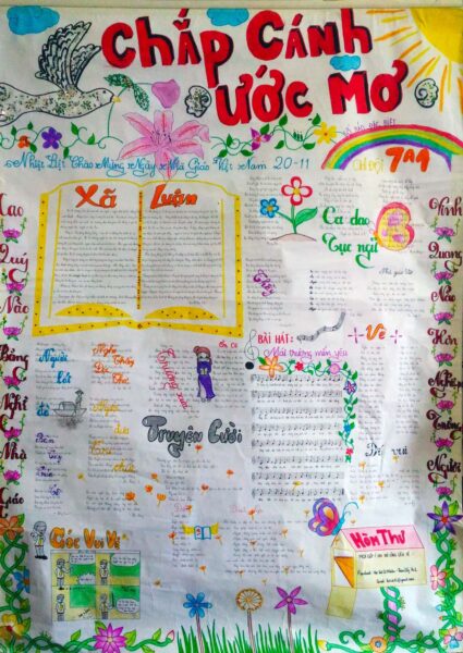 hình ảnh báo tường 20-11