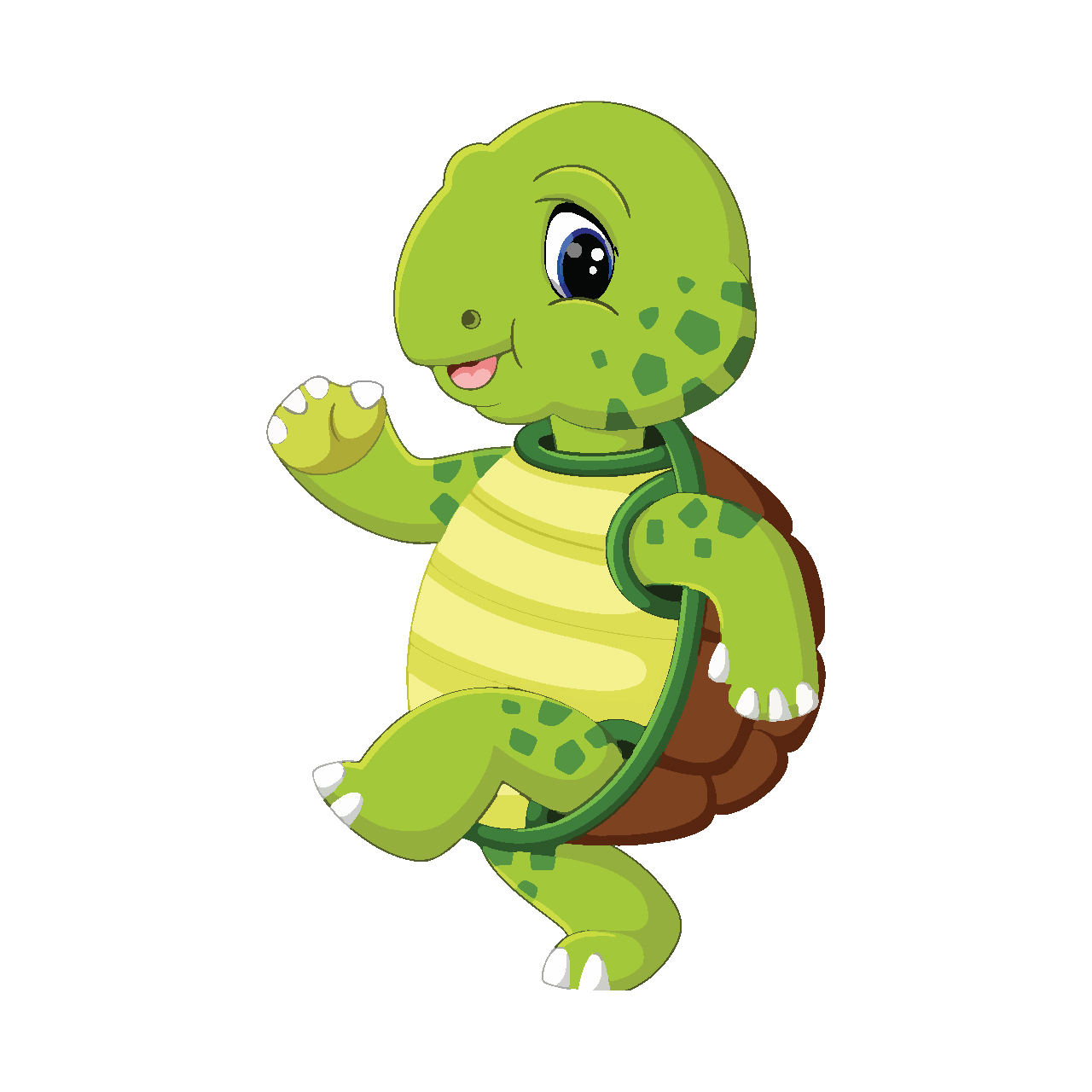 Hình con rùa hoạt hình: Hãy ngắm một bức tranh đầy màu sắc với hình ảnh của một con rùa hoạt hình. Điều này sẽ khiến bạn cảm thấy thư giãn và vui vẻ khi nhìn thấy những chi tiết tuyệt vời trên chiếc vỏ sặc sỡ của chú rùa.
