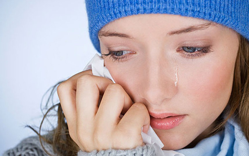 Bilder von traurigen Frauentränen