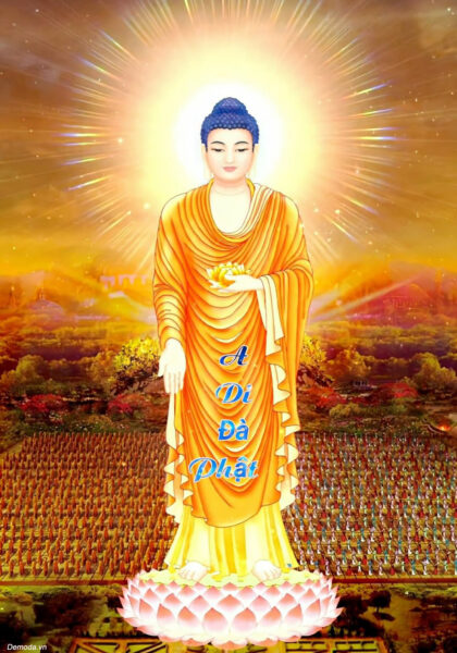 Hình ảnh Phật A Di Đà đẹp 3D