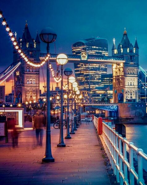 Hình ảnh thành phố về đêm đẹp