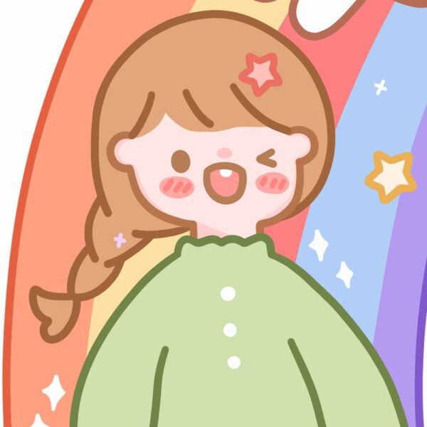 Hình avatar tiktok nháy mắt