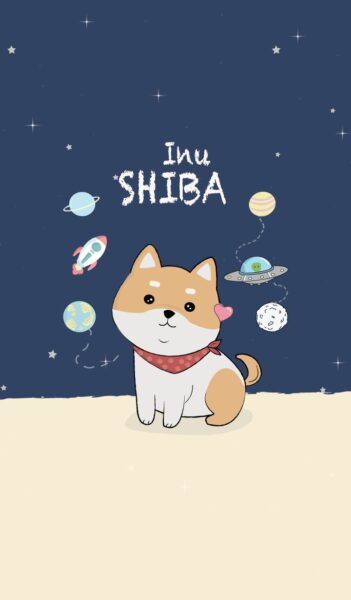 Hình chó Shiba Chibi