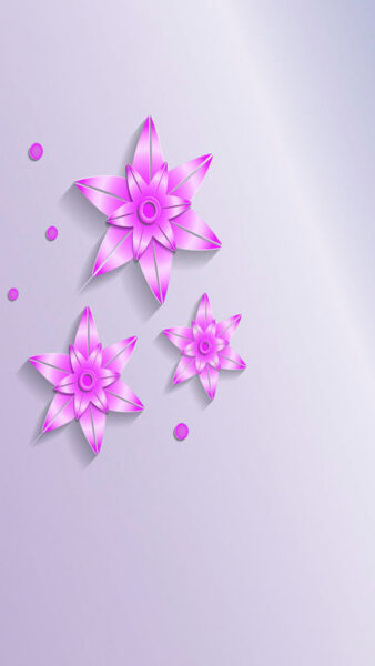 Hình nền 3D điện thoại bông hoa
